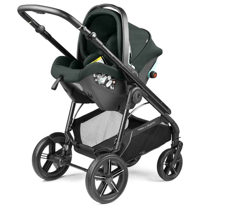 Peg Perego 3in1 Kombikinderwagen Veloce TC Brio inkl. Babyschale Primo Viaggio Lounge - Metal