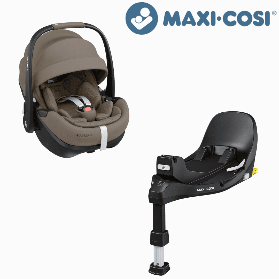 Maxi Cosi Pebble 360 Pro 2 Twillic Truffle inkl. FamilyFix 360 Pro