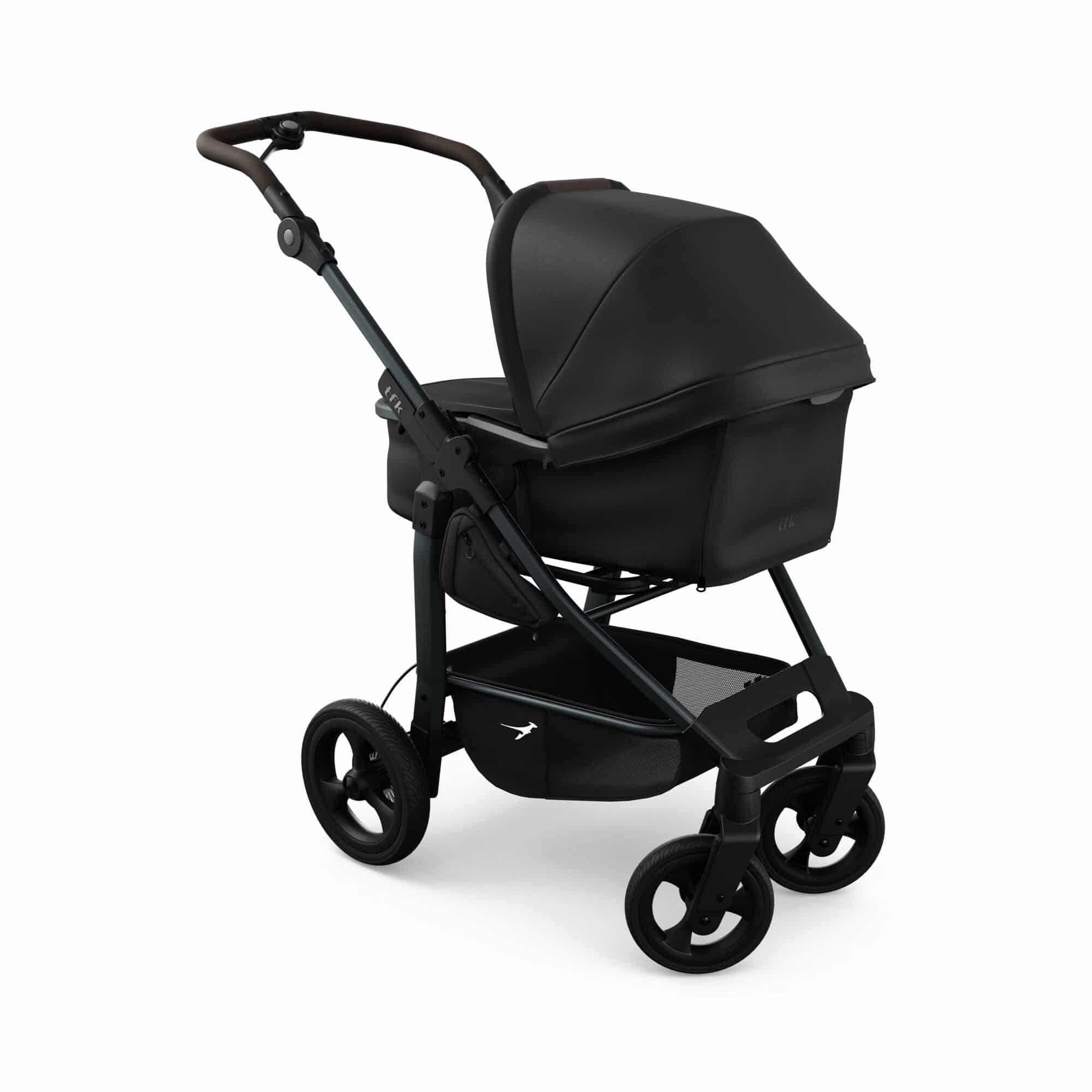 TFK Mono 4 3in1 Kinderwagen Set Schwarz mit CYBEX Cloud T i-Size Sepia Black & TFK Mono Adapter TFK Mono 4 3in1 Kinderwagen Set Schwarz mit CYBEX Cloud T i-Size Sepia Black & TFK Mono Adapter
