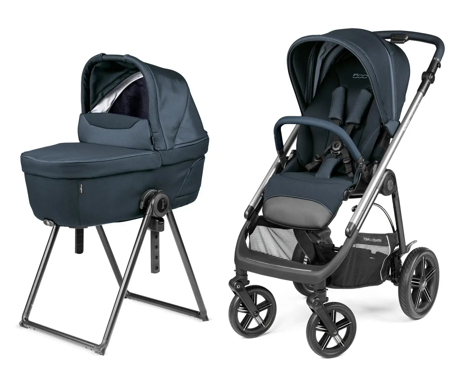 Peg Perego Veloce TC Kombikinderwagen 500 inkl. Culla Belvedere Babywanne Peg Perego Veloce TC Kombikinderwagen 500 inkl. Culla Belvedere Babywanne