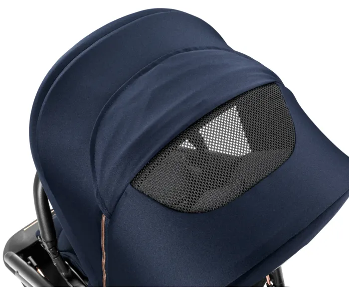 PEG Veloce TC Kombikinderwagen Blue Shine inkl. Culla Flex Babywanne Blue Shine