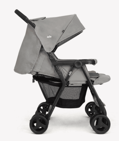 Joie Aire Twin inkl. Regenverdeck Pebble