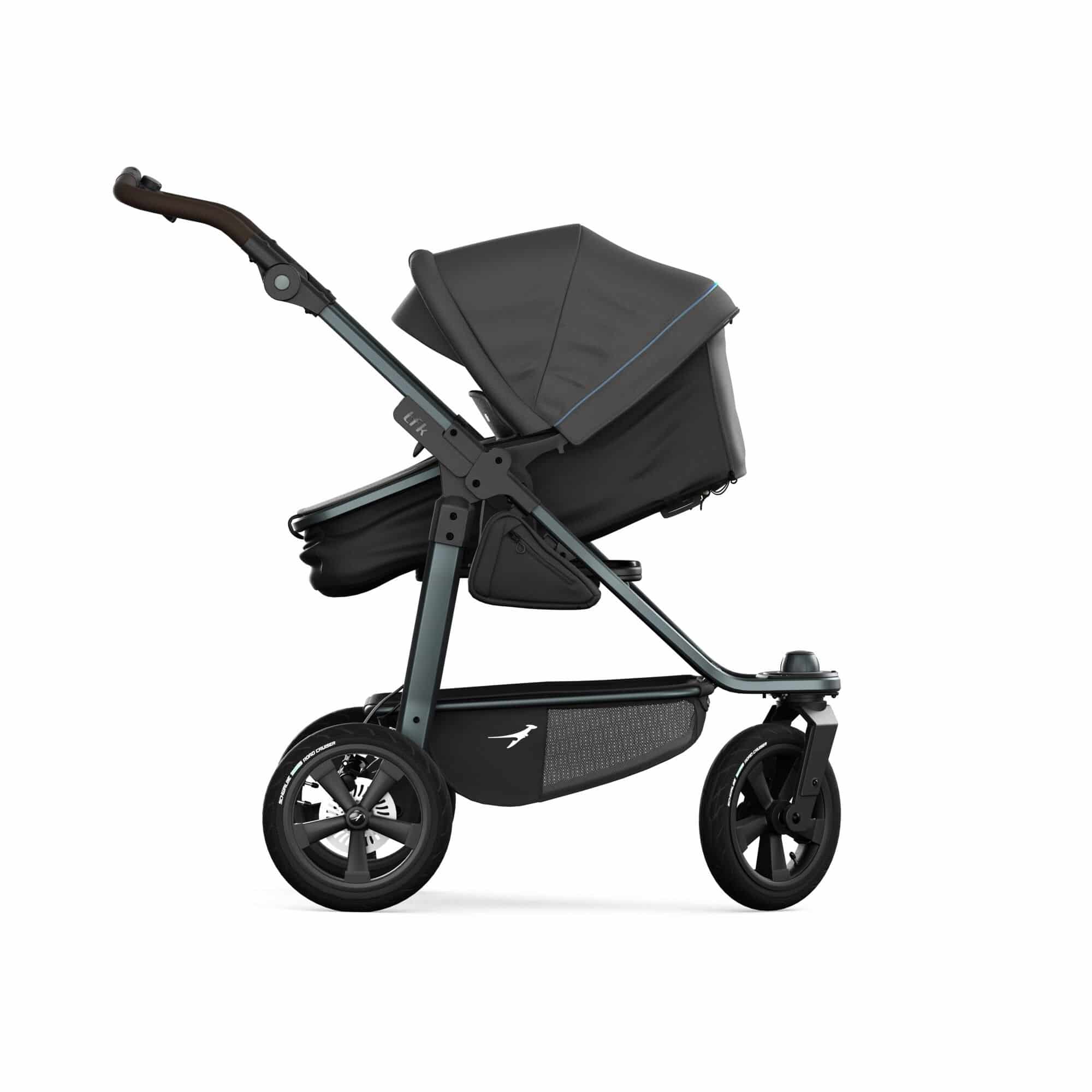 TFK Mono 3 4in1 Kinderwagen Set Anthrazit mit roten Highlights mit CYBEX Cloud T i-Size Sepia Black, CYBEX Base T & TFK Mono Adapter TFK Mono 3 4in1 Kinderwagen Set Anthrazit mit roten Highlights mit CYBEX Cloud T i-Size Sepia Black, CYBEX Base T & TFK Mono Adapter