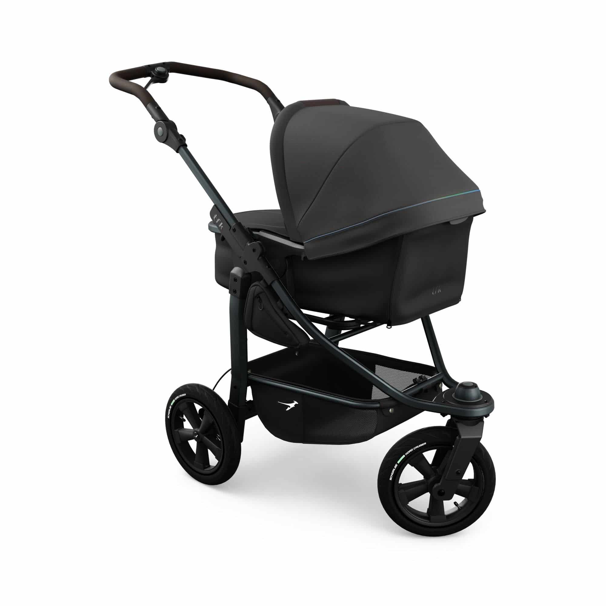 TFK Mono 3 4in1 Kinderwagen Set Anthrazit mit roten Highlights mit CYBEX Cloud T i-Size Sepia Black, CYBEX Base T & TFK Mono Adapter TFK Mono 3 4in1 Kinderwagen Set Anthrazit mit roten Highlights mit CYBEX Cloud T i-Size Sepia Black, CYBEX Base T & TFK Mono Adapter