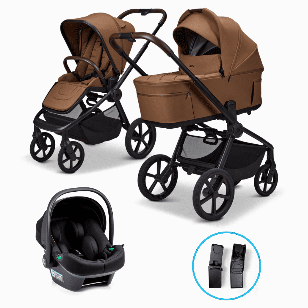 Moon RESEA Fold 3in1 Set Cognac inkl. Babyschale LOLA