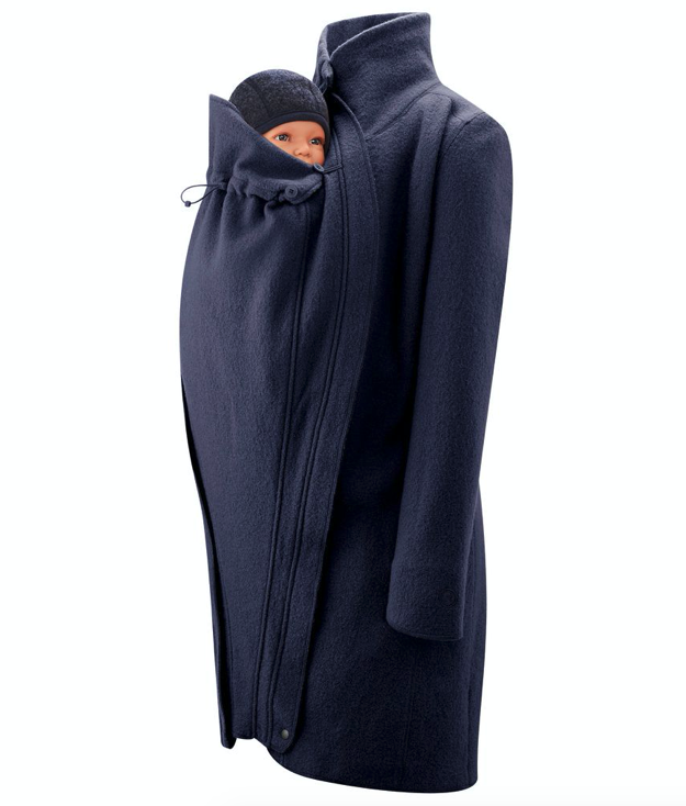mamalila Eco-Woll-Tragemantel Oslo - navy M
