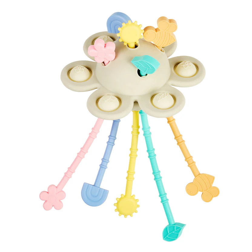 Nattou Silikon Montessori Babyspielzeug - sensorisch