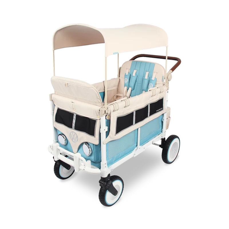 Wonderfold VW 4 Volkswagen Kinderwagen 4-Sitzer - Blau