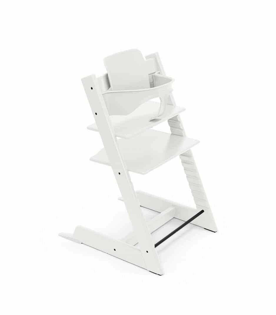 Stokke Tripp Trapp Hochstuhl Buche inkl. Baby Set 2 White