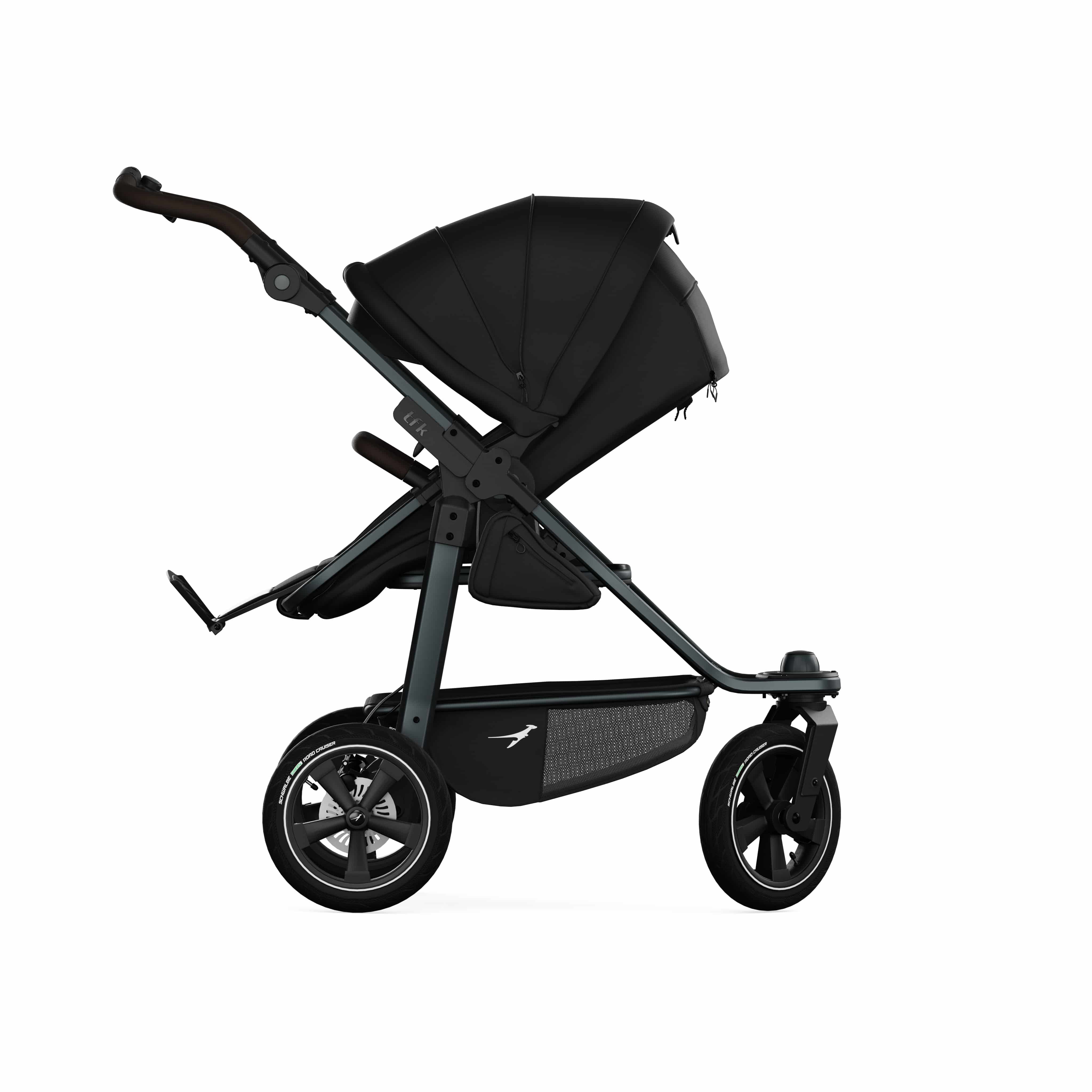 TFK Mono 3 Kombikinderwagen Luftrad-Set - schwarz TFK Mono 3 Kombikinderwagen Luftrad-Set - schwarz