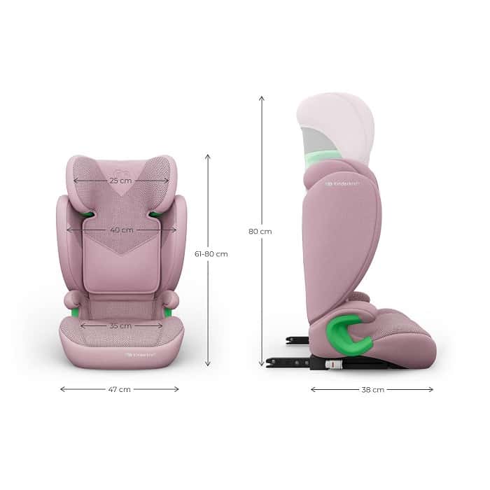Kinderkraft Autositz JUNIOR FIX 2 PLUS Rosa