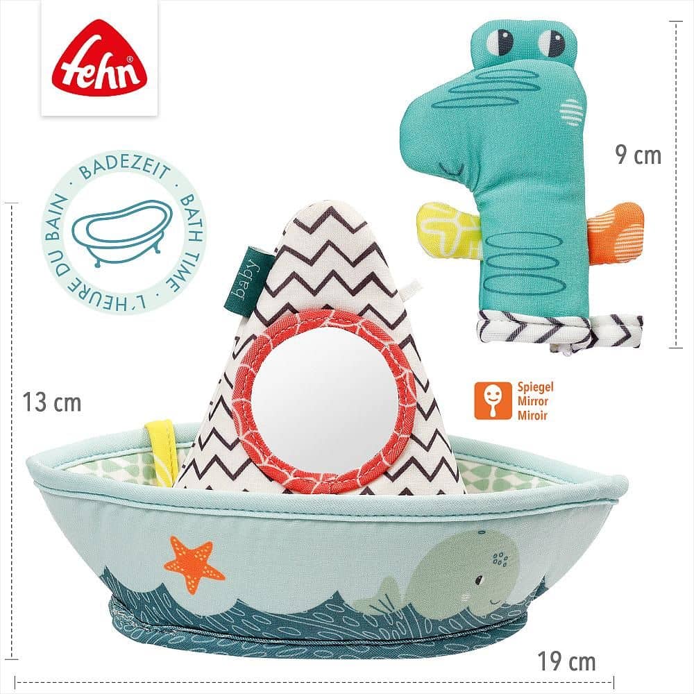 Fehn Badeboot mit Fingerpuppe Fehn Badeboot mit Fingerpuppe