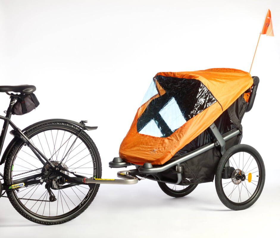 TFK Velo 2 Fahrradanhänger/ Kinderwagen inkl. Deichsel