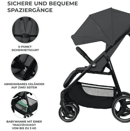 Kinderkraft Buggy TRIG 3 grau Kinderkraft Buggy TRIG 3 grau