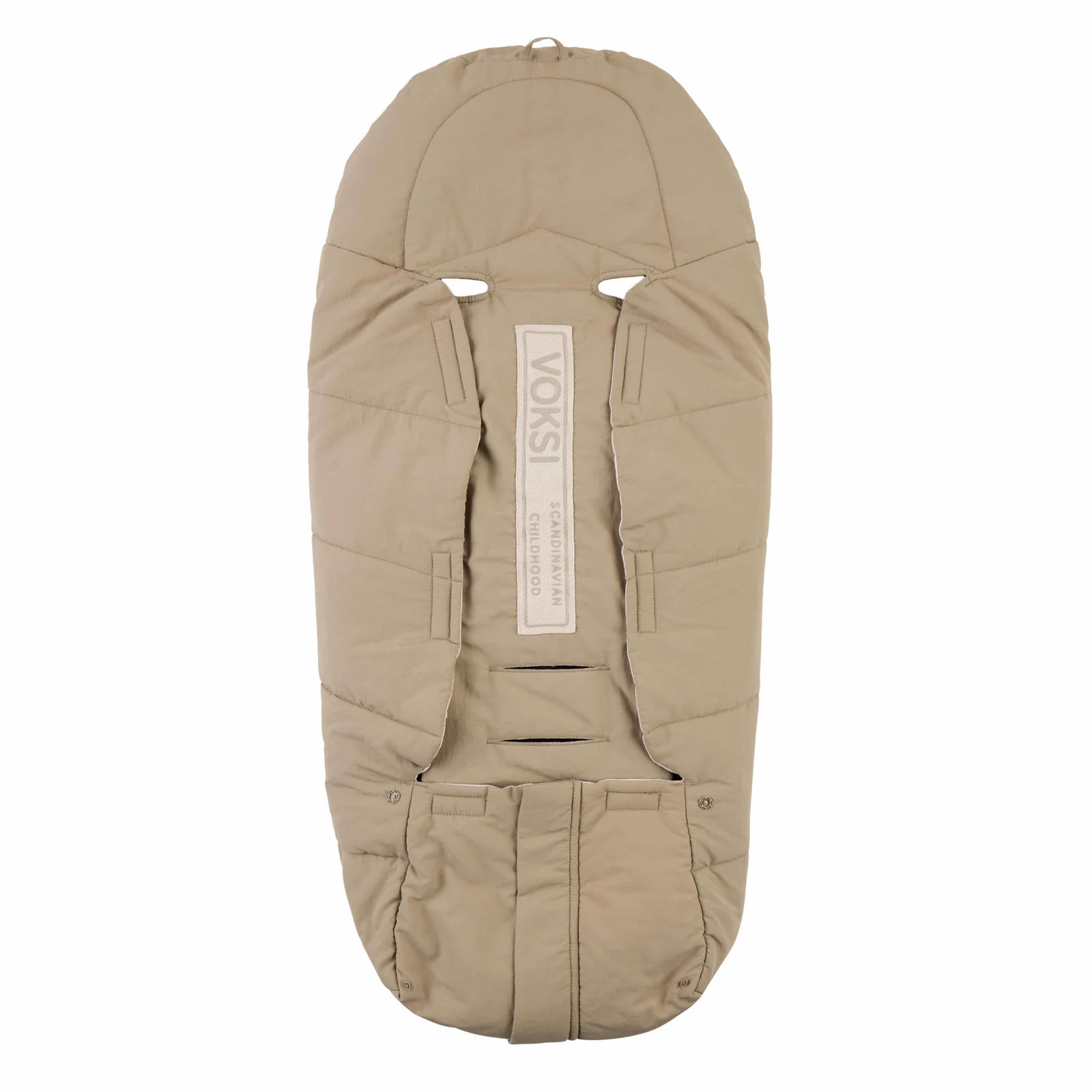 VOKSI Move Light Fußsack für Babyschale Dark Sand