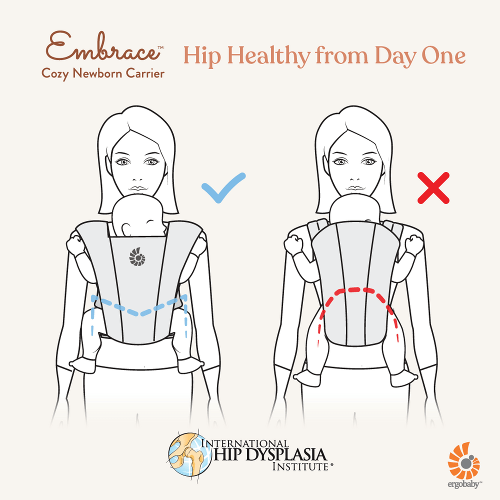 Ergobaby Embrace Soft Air Mesh Neugeborenentrage