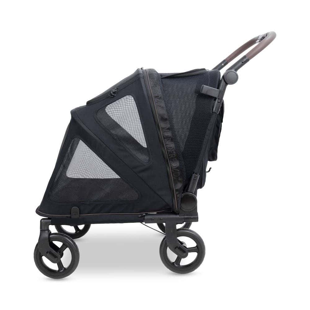 Wonderfold PFM Pet Premium Hunde-Buggy medium Schwarz