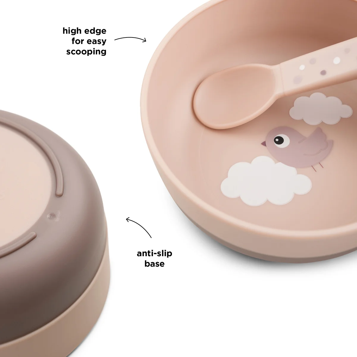 Done by Deer Foodie Schüssel happy clouds powder Done by Deer Foodie Schüssel happy clouds powder