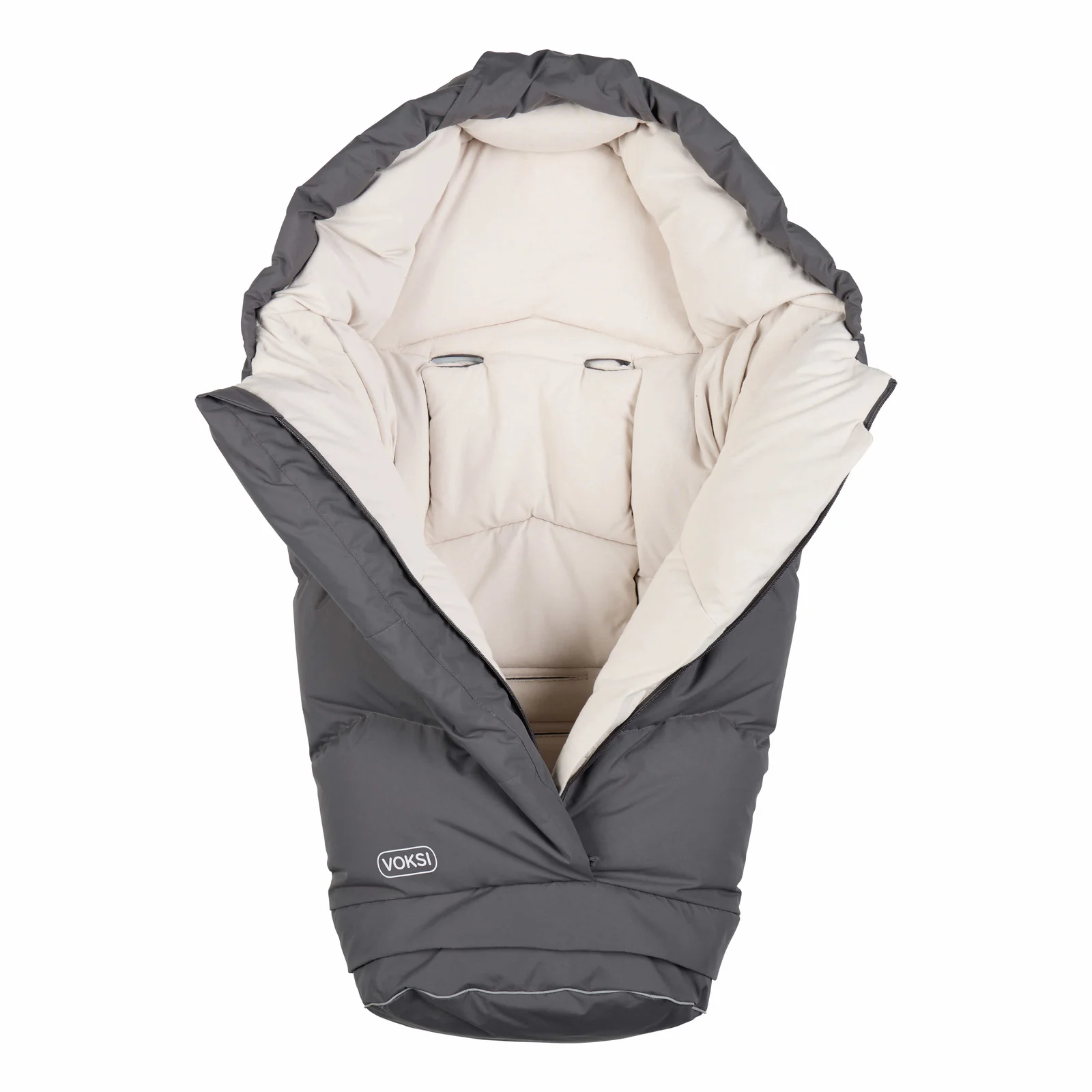 VOKSI City North Schlafsack Grau