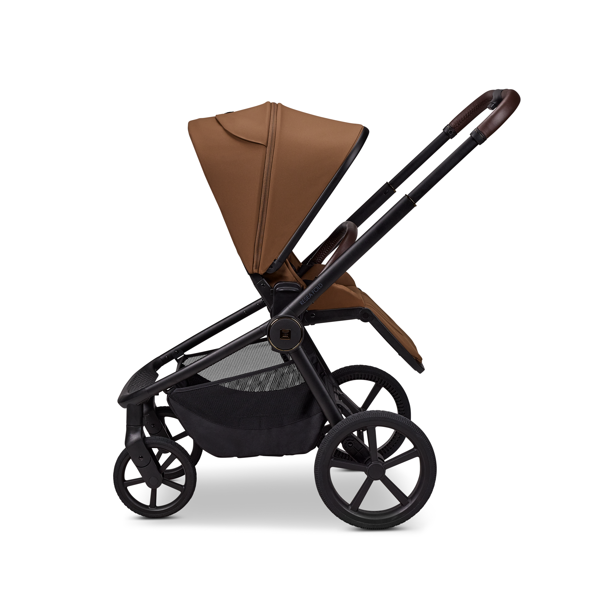 Moon RESEA Fold Kombikinderwagen Cognac