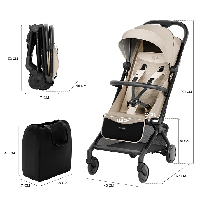 Kinderkraft Buggy Pilot 2 beige Kinderkraft Buggy Pilot 2 beige