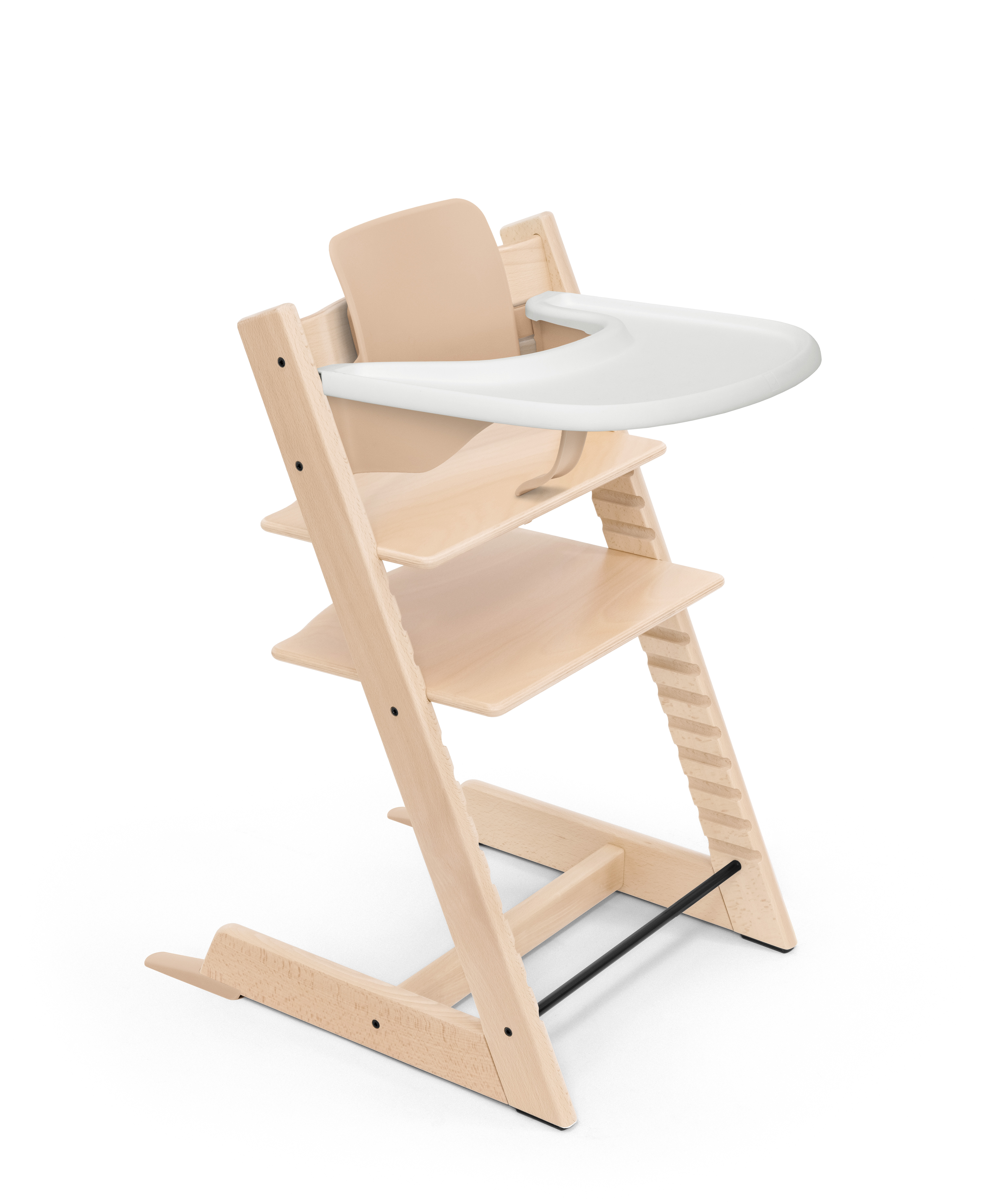 Natural Seat / White Tray