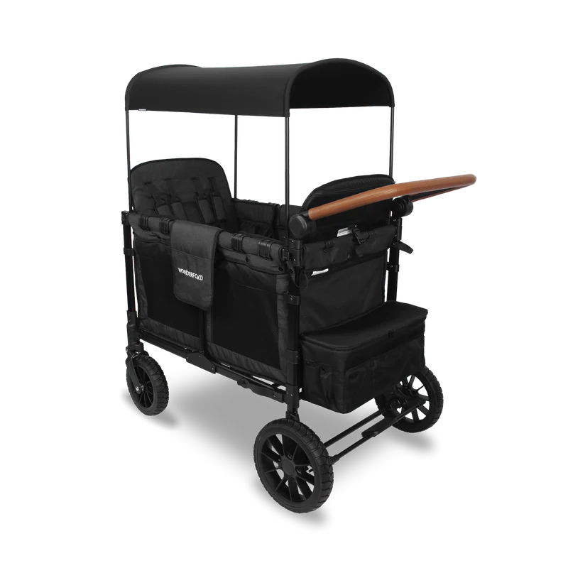 Wonderfold W4 Luxe KinderVan 4-Sitzer Schwarz
