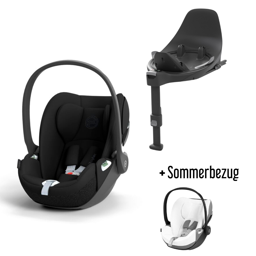 CYBEX Cloud T i-Size Sepia black + Base T + Sommerbezug CYBEX Cloud T i-Size Sepia black + Base T + Sommerbezug
