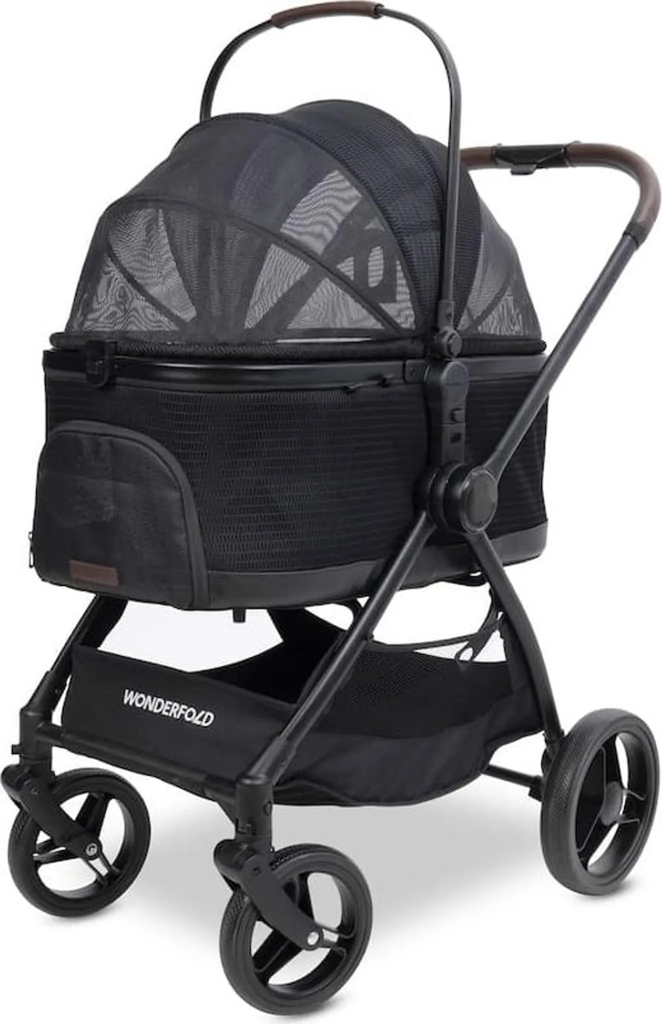 Wonderfold P3 Hunde-Buggy Schwarz