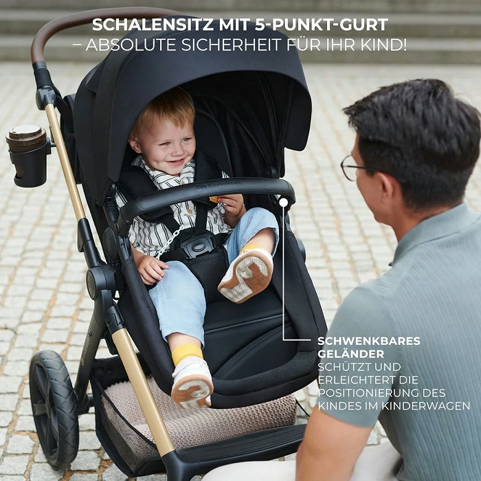 Kinderkraft Kinderwagen 3in1 Moov 2 Air beige Kinderkraft Kinderwagen 3in1 Moov 2 Air beige