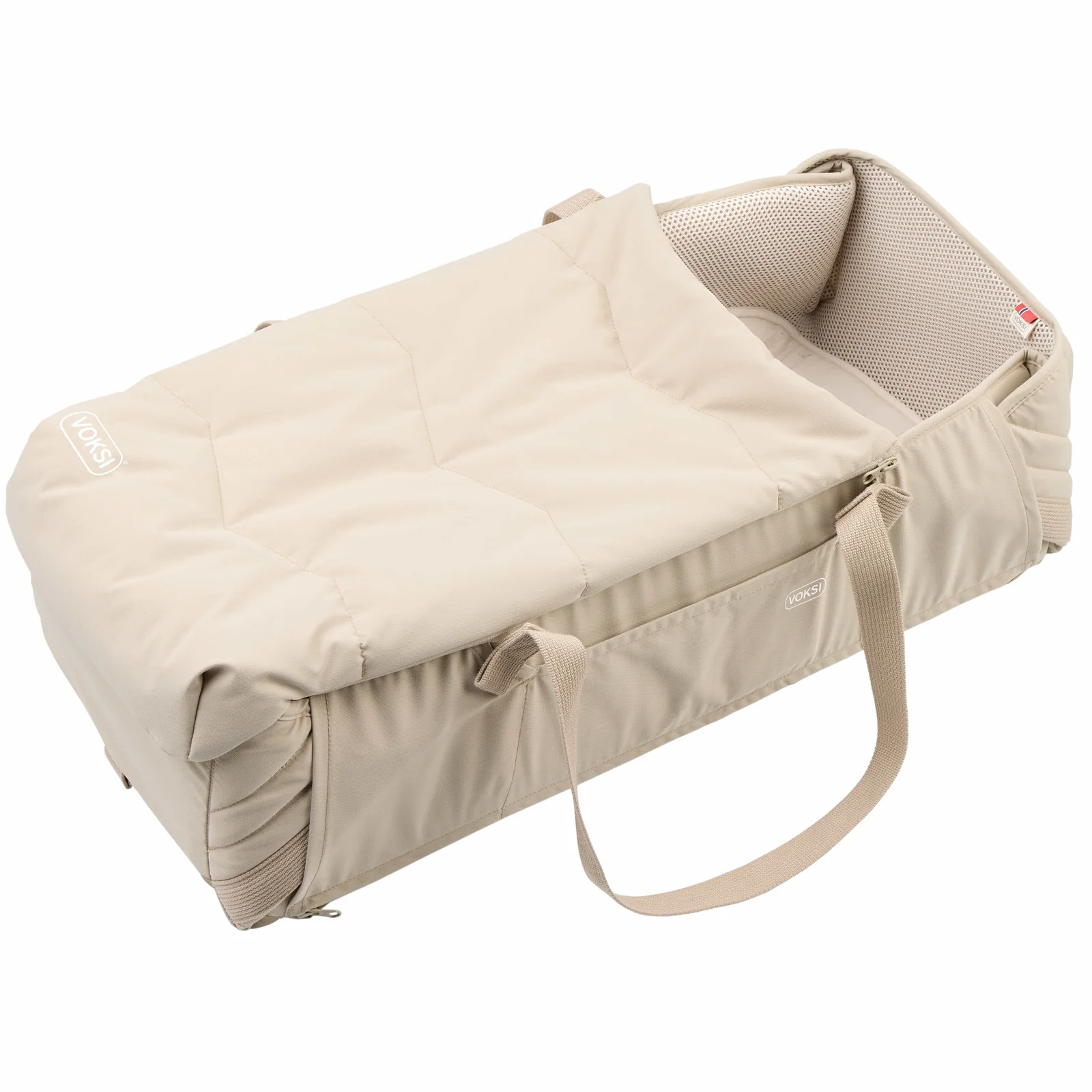 VOKSI Carry Me - Babytragetasche Seashell Sand
