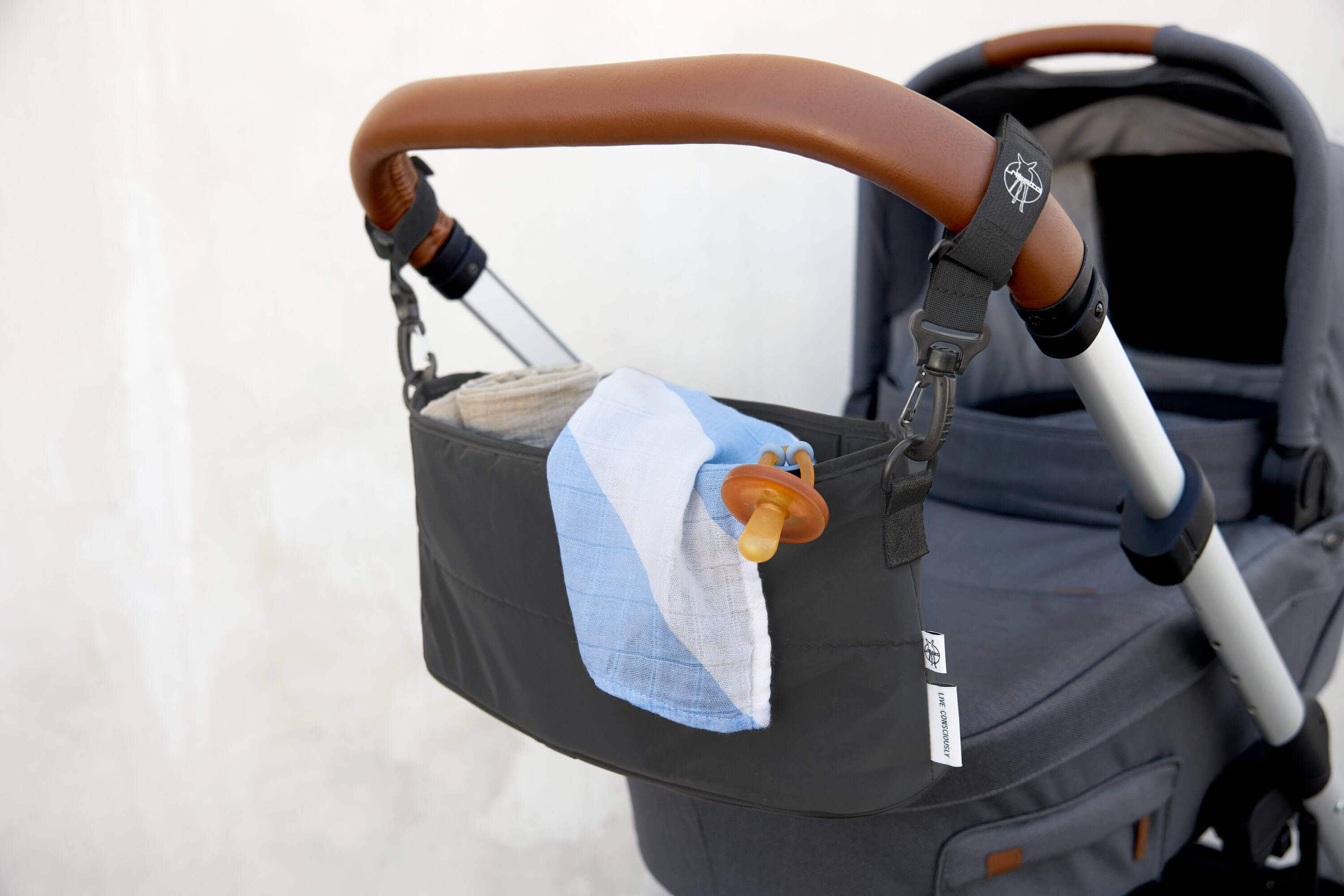 Lässig Kinderwagen Organizer schwarz Lässig Kinderwagen Organizer schwarz