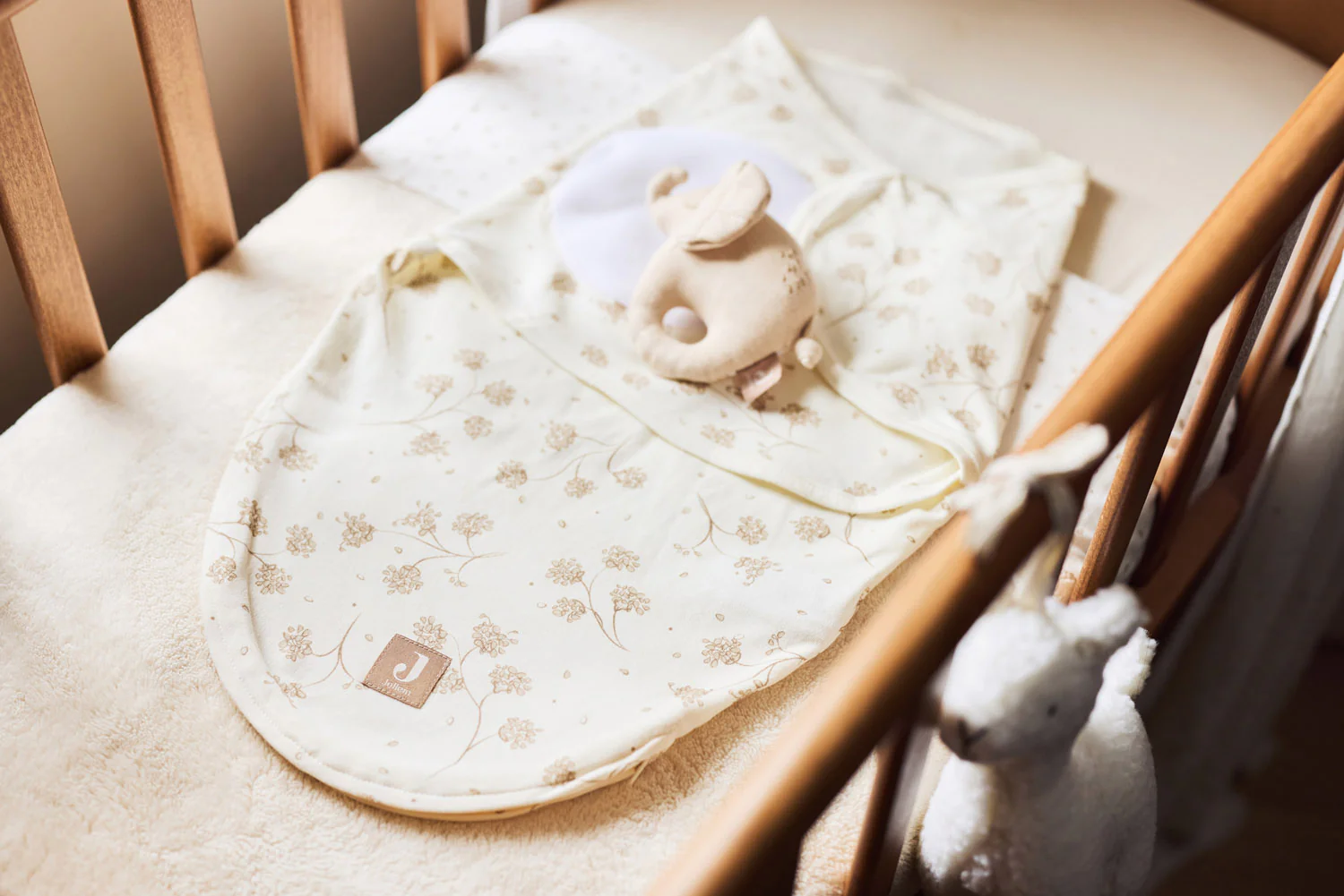 Jollein Babyschlafsack Wrapper 0-3 Monate - Leafy Dreams