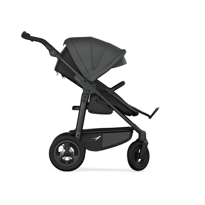 TFK Mono 4 Kombikinderwagen 2in1 Runflat Radset Grau