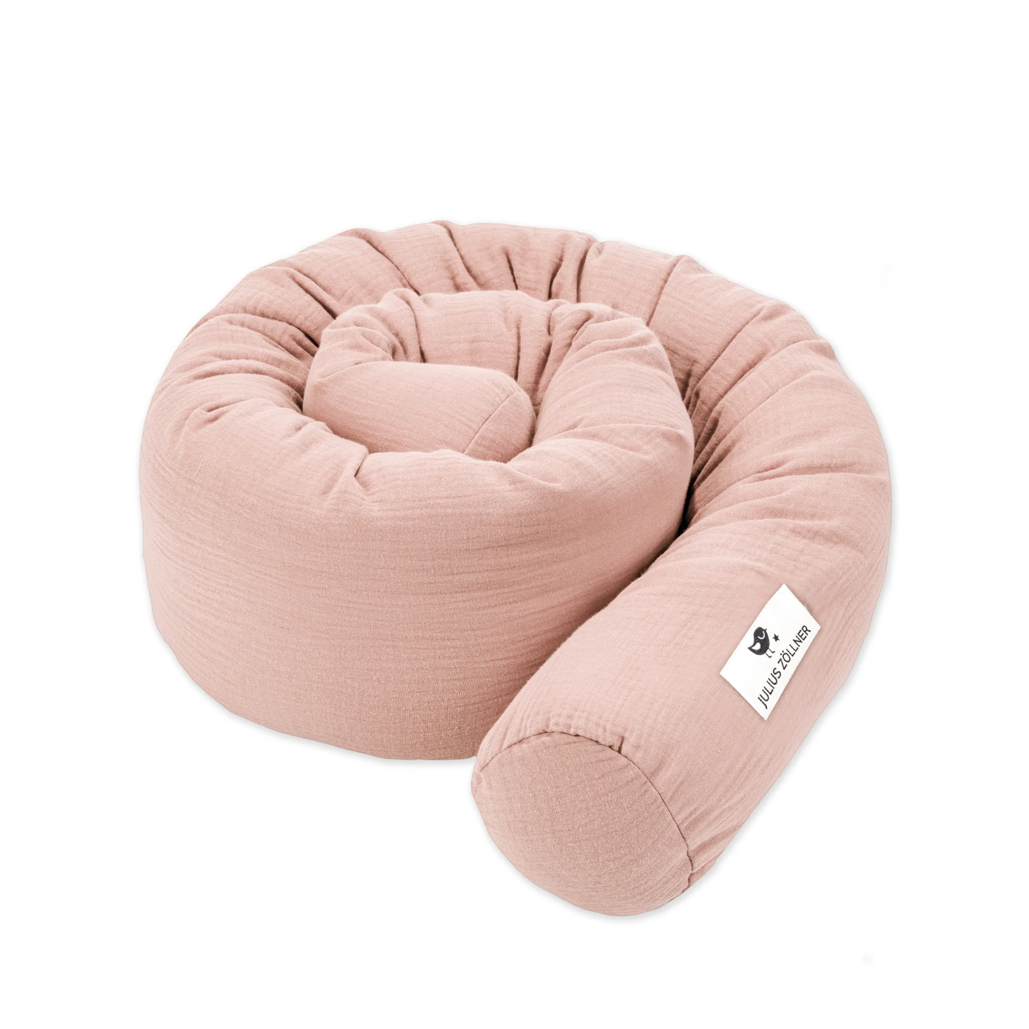 personalisierte Bettschlange Musselin 180cm mit Namen – Dusty Rose 1 – personalisierte Bettschlange Musselin 180cm mit Namen Dusty Rose 1 bei babybrands.de kaufen ✓ sicher, einfach & bequem online bestellen ✓