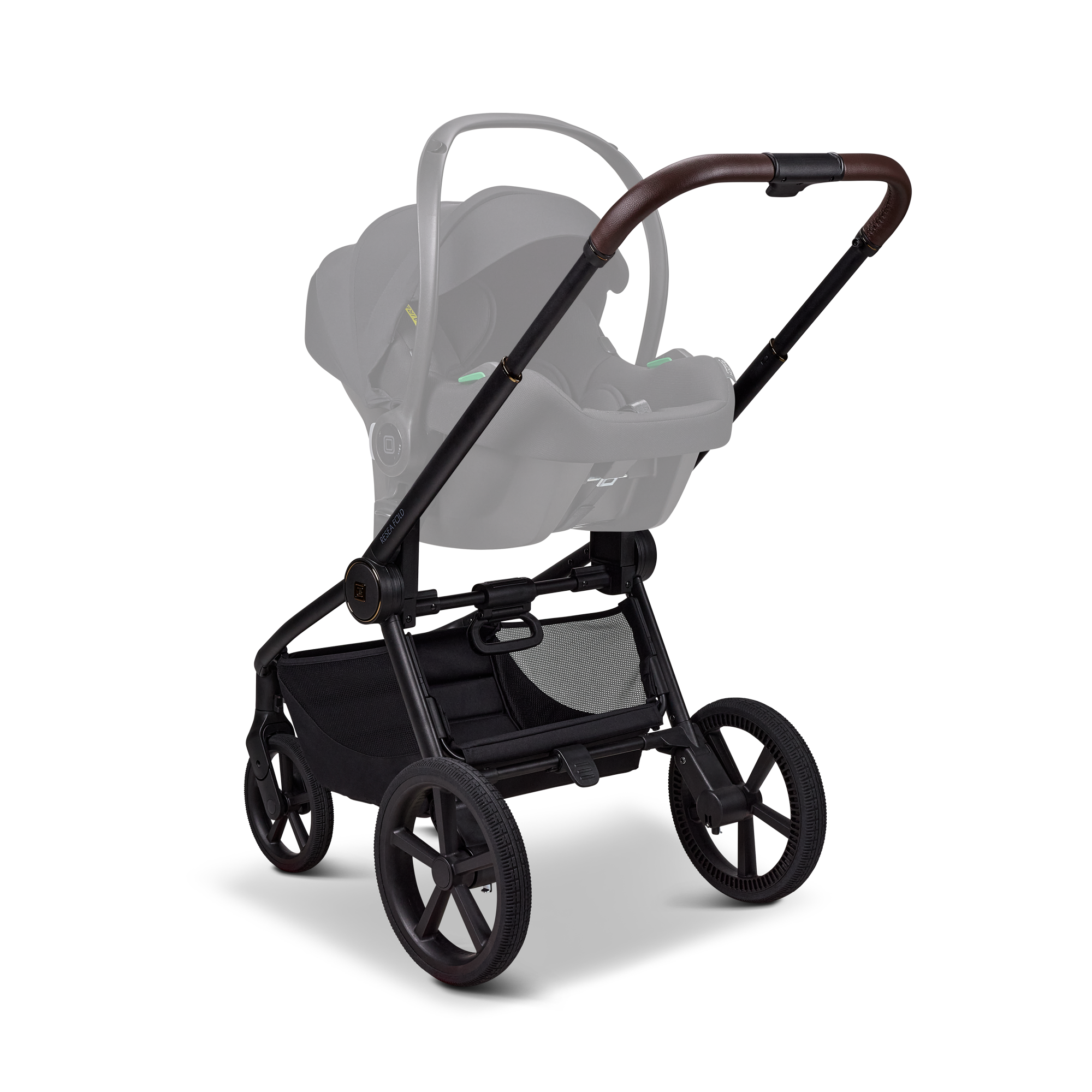 Moon RESEA Fold Kombikinderwagen Cognac