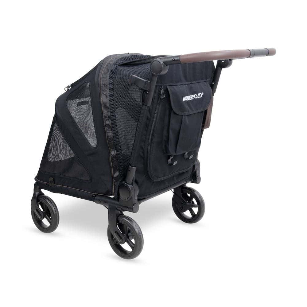 Wonderfold PFM Pet Premium Hunde-Buggy medium Schwarz
