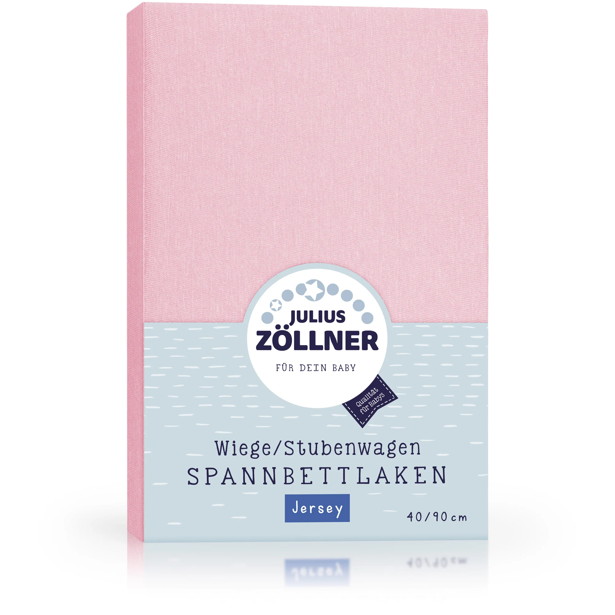 Zöllner Jersey Spannbetttuch Wiege/Stubenwagen 90/40 - rosa Zöllner Jersey Spannbetttuch Wiege/Stubenwagen 90/40 - rosa