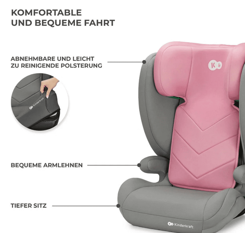 Kinderkraft Autositz I-SPARK i-Size rosa Kinderkraft Autositz I-SPARK i-Size rosa