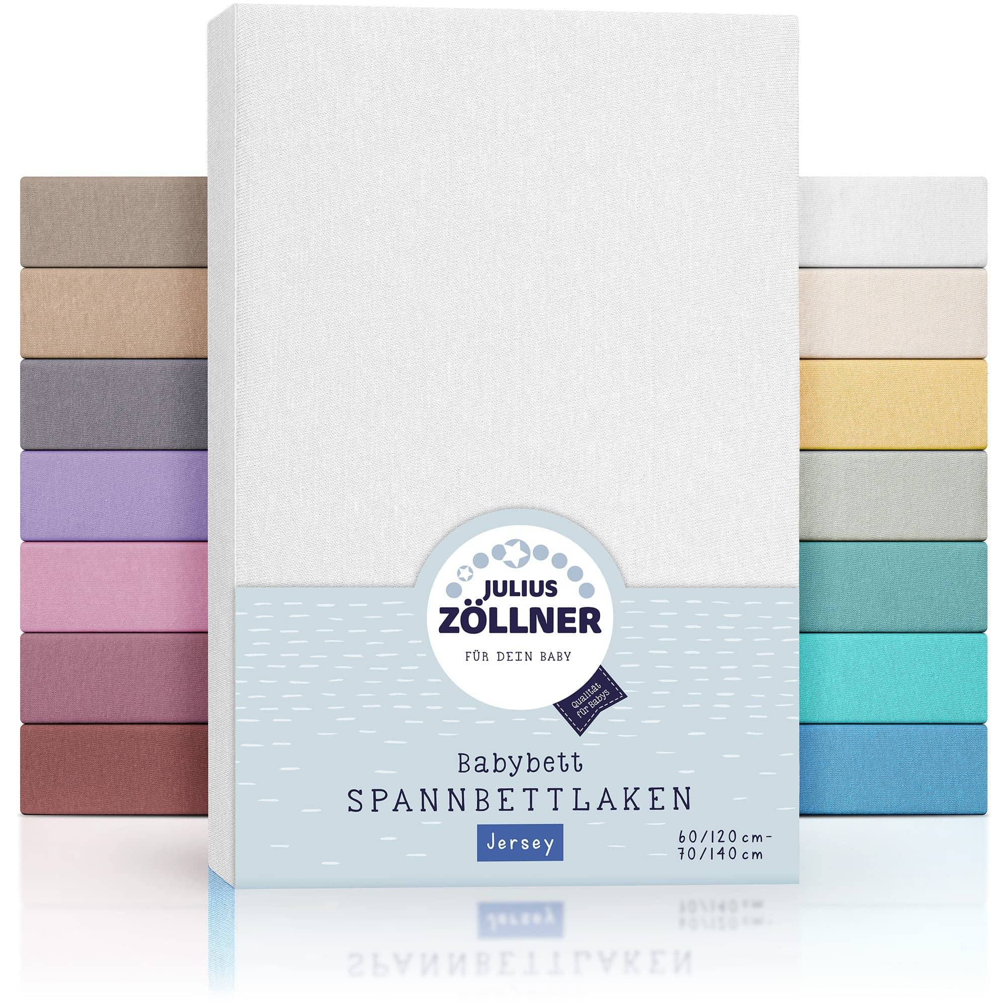 Zöllner Jersey Spannbetttuch Kinderbett 60/120 - 70/140 - weiß Zöllner Jersey Spannbetttuch Kinderbett 60/120 - 70/140 - weiß