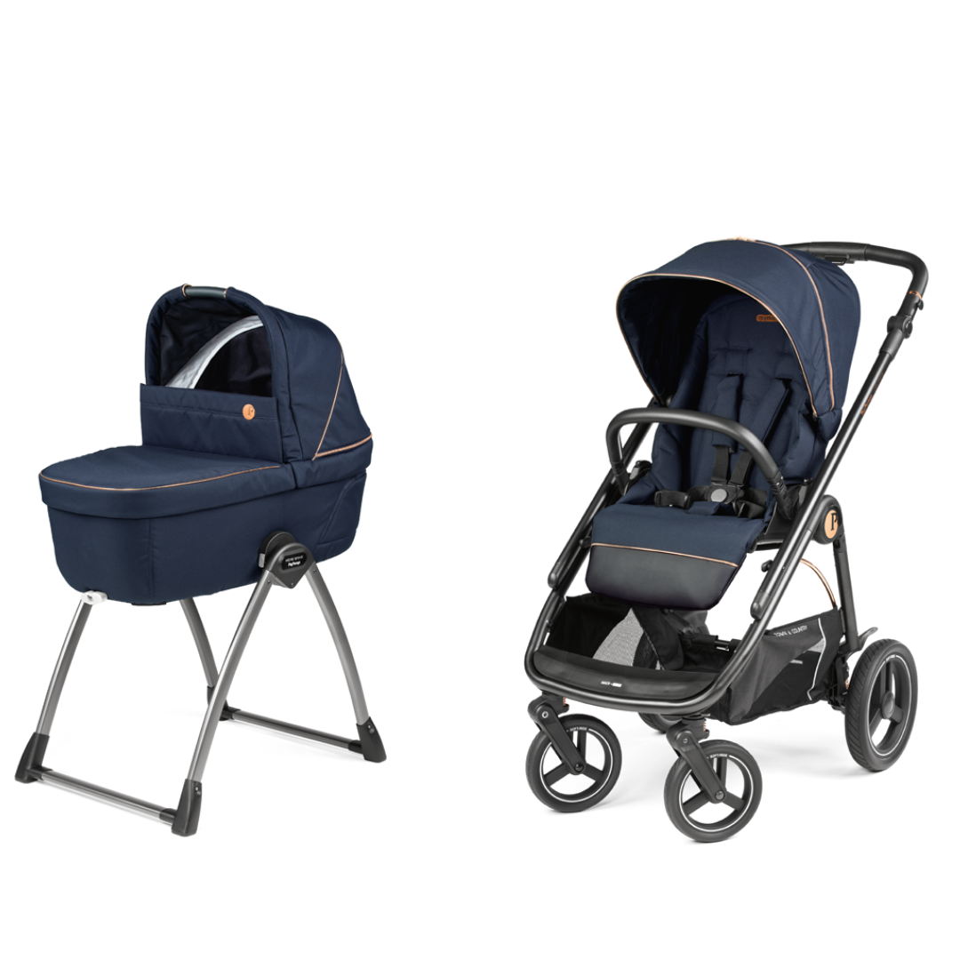 Peg Perego Veloce TC Kombikinderwagen Blue Shine inkl. Culla Belvedere Babywanne Peg Perego Veloce TC Kombikinderwagen Blue Shine inkl. Culla Belvedere Babywanne