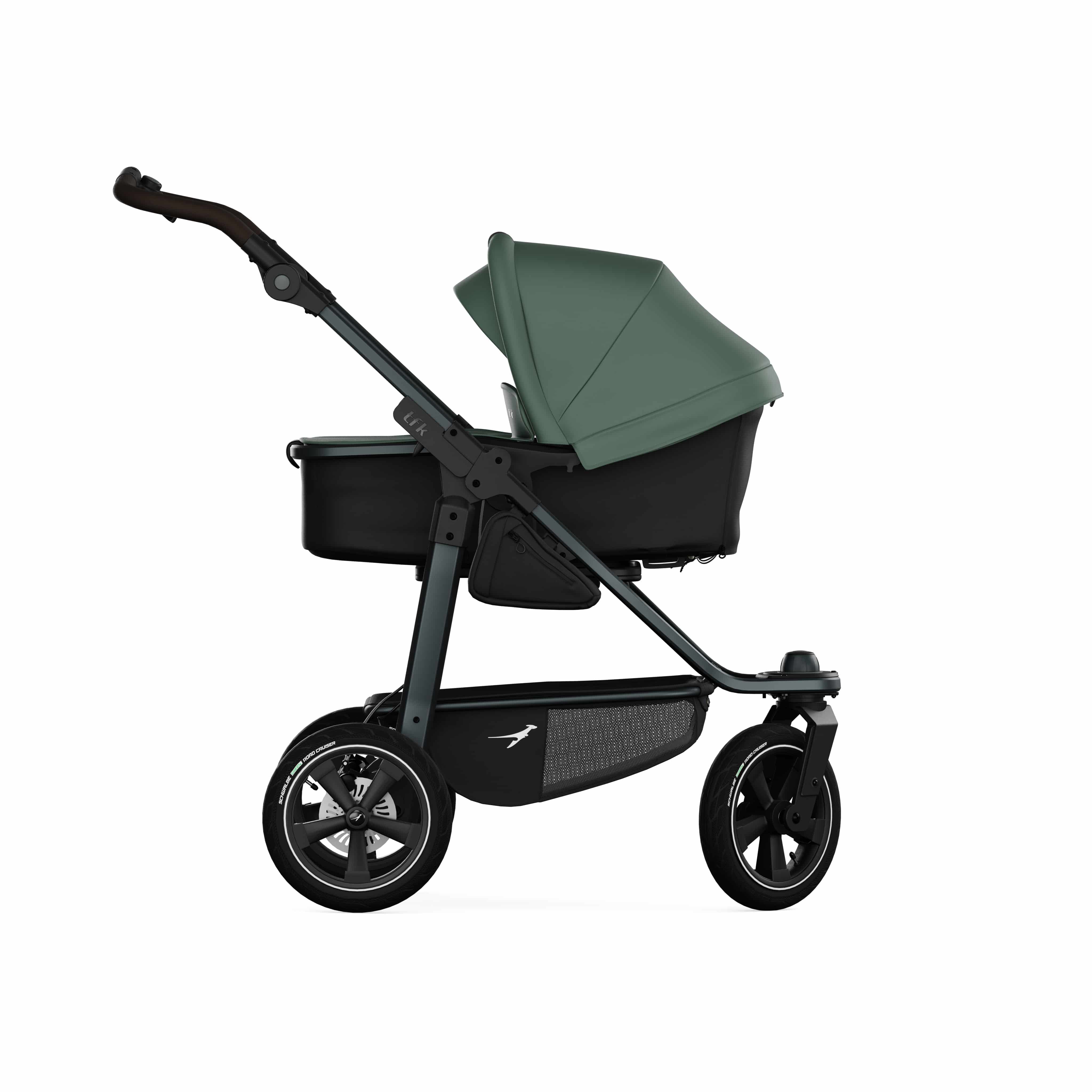 TFK Mono 3 Kombikinderwagen Luftrad-Set - olive TFK Mono 3 Kombikinderwagen Luftrad-Set - olive