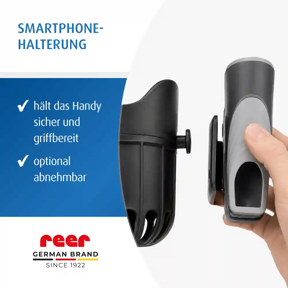 Reer Clip&Go Getränke- und Handyhalter