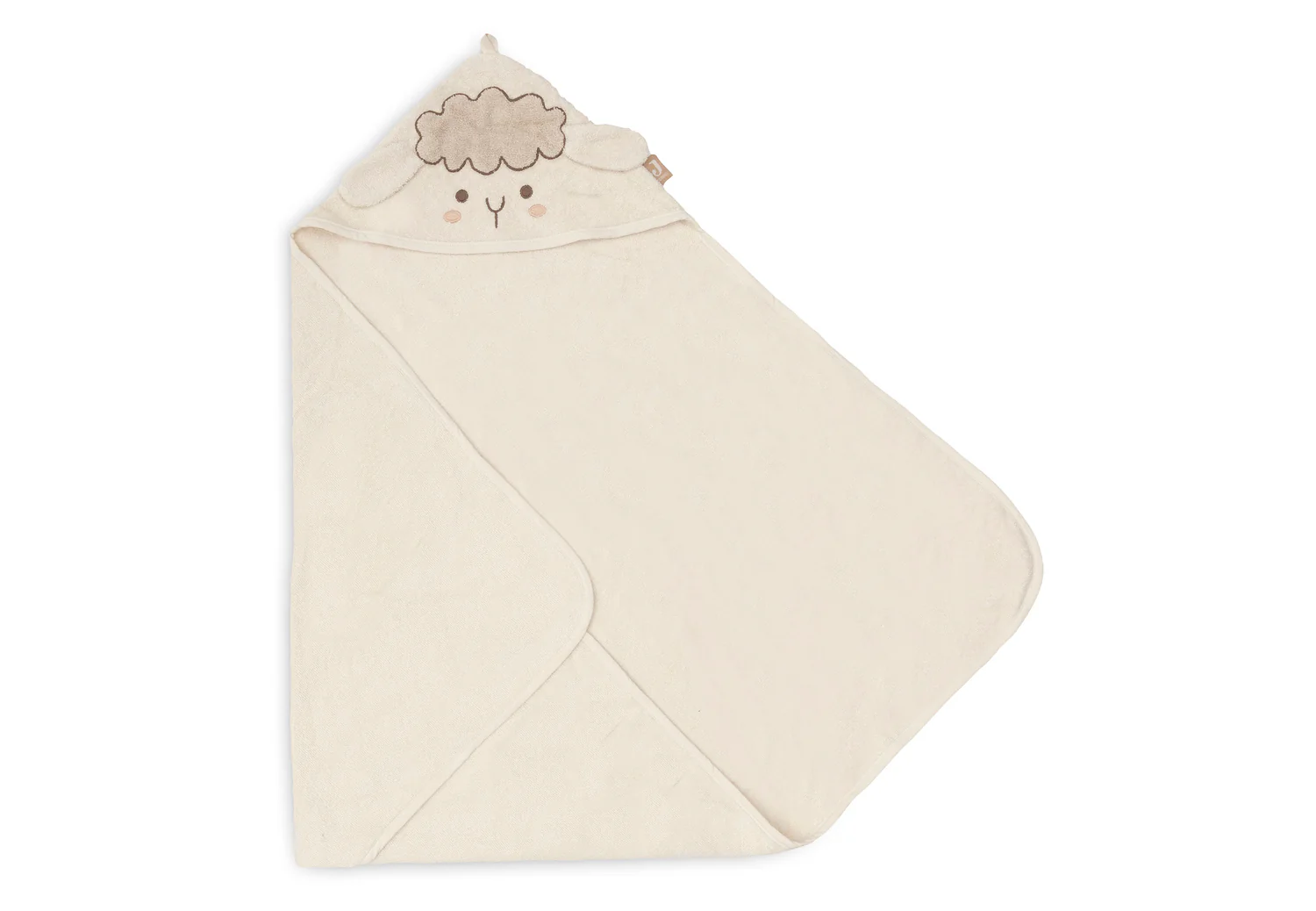 Jollein Kapuzenhandtuch Frottee 75x75 Sheep Sonny