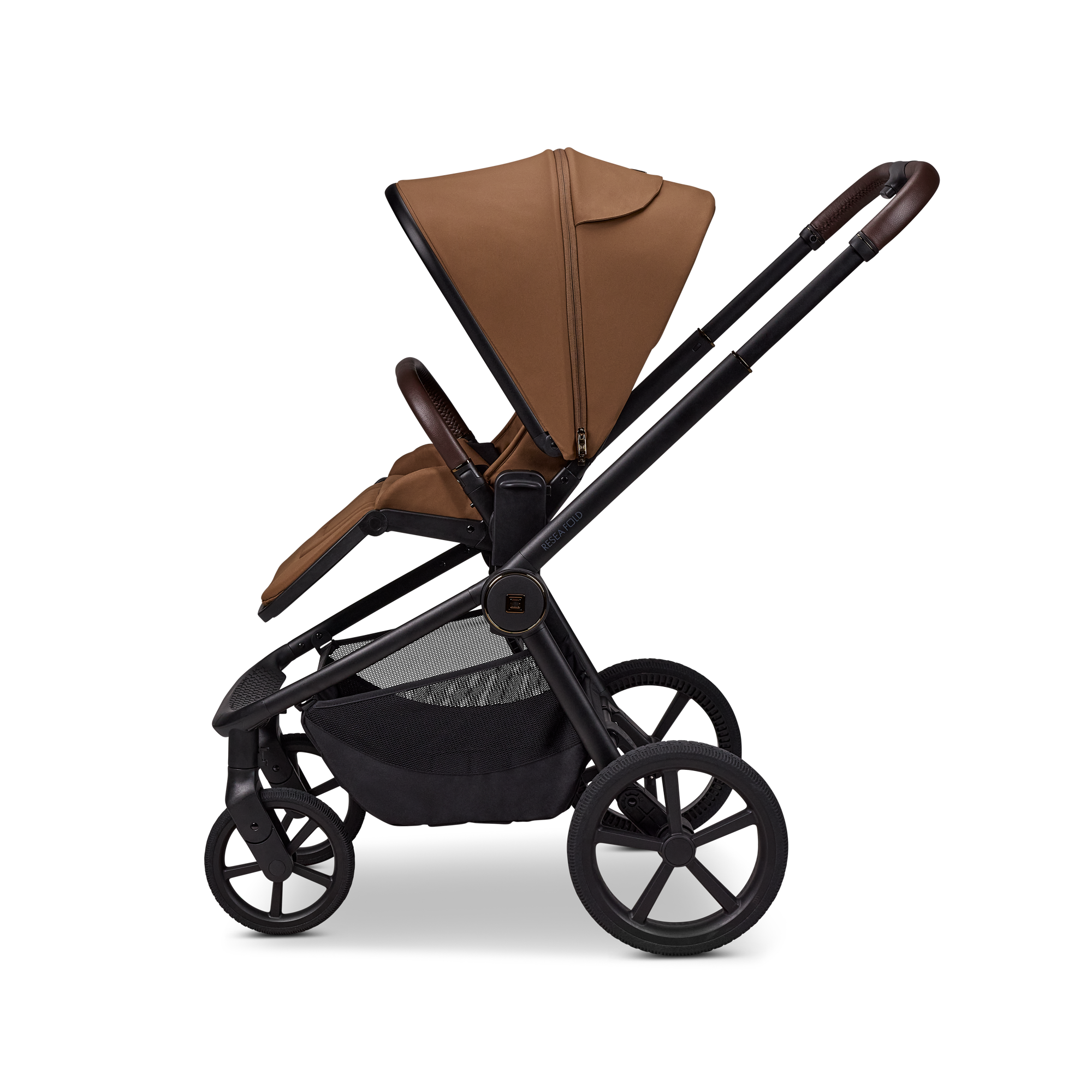 Moon RESEA Fold Kombikinderwagen Cognac