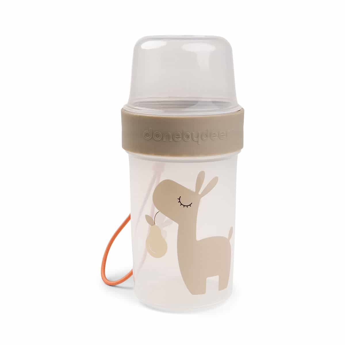 Done by Deer - To go 2-way Snack-Behälter Lalee Sand Done by Deer - To go 2-way Snack-Behälter Lalee Sand