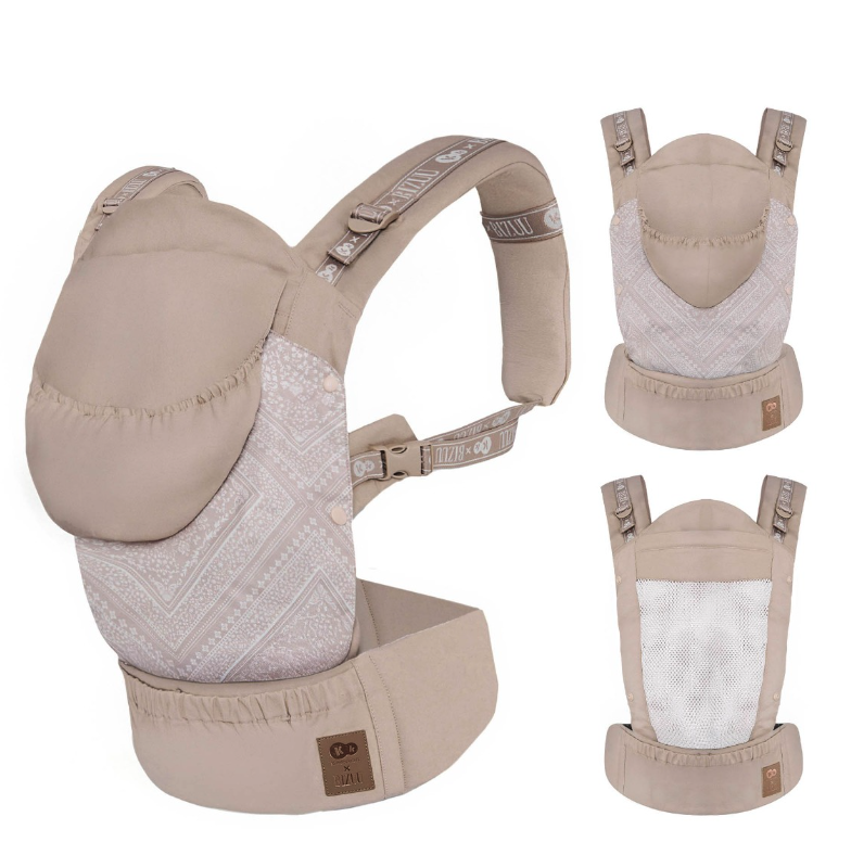 Kinderkraft x BIZUU Babytrage HUGGY whisper dune