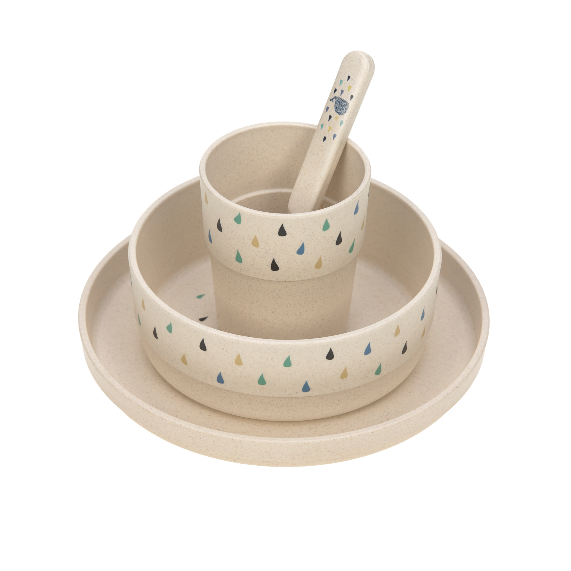 Lässig Kindergeschirr Set (Teller - Schüssel - Becher - Löffel) - Little Water Whale Lässig Kindergeschirr Set (Teller - Schüssel - Becher - Löffel) - Little Water Whale