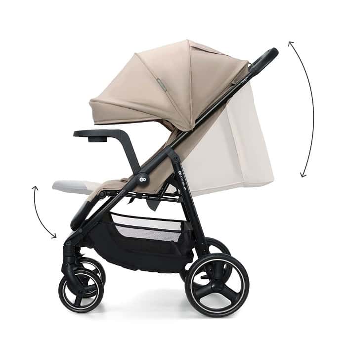 Kinderkraft Buggy TRIG 3 mit Tablett Beige