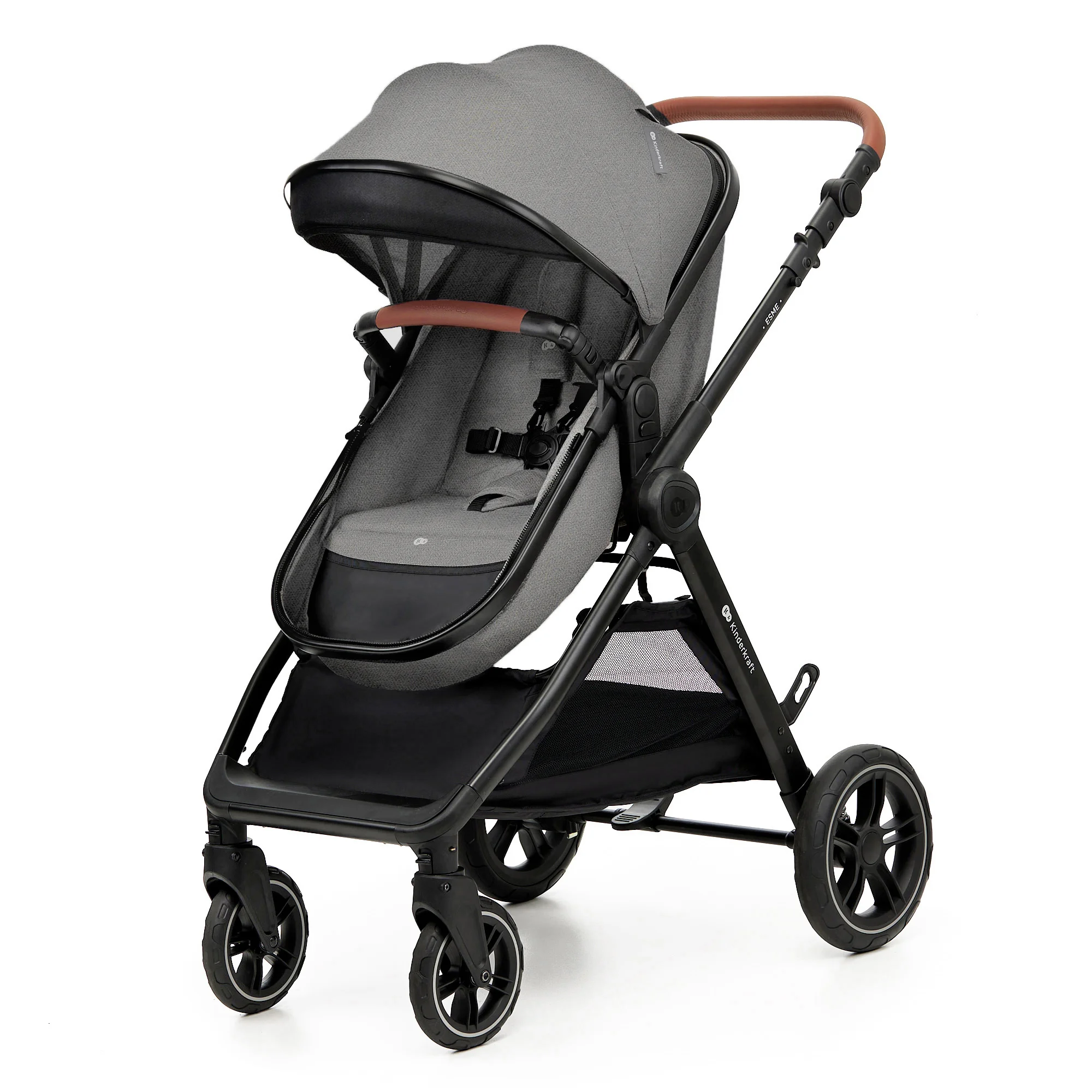 Kinderkraft Kombikinderwagen 3in1 ESME PRO Grey Kinderkraft Kombikinderwagen 3in1 ESME PRO Grey